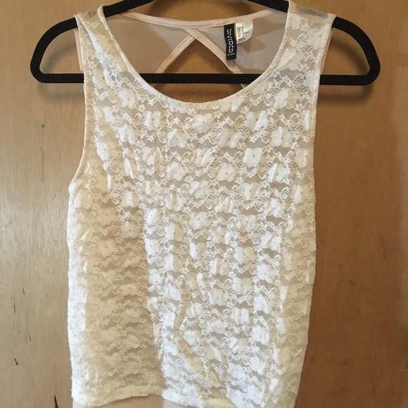 Divided Tops - Lace Tank Top